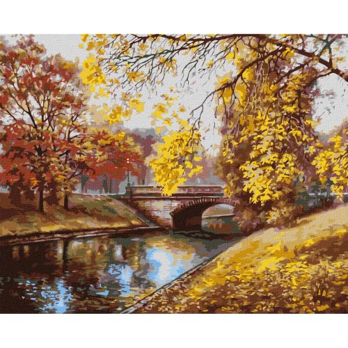 Картина за номерами "Осінній пейзаж" ★★★★★  мініатюра фото 1