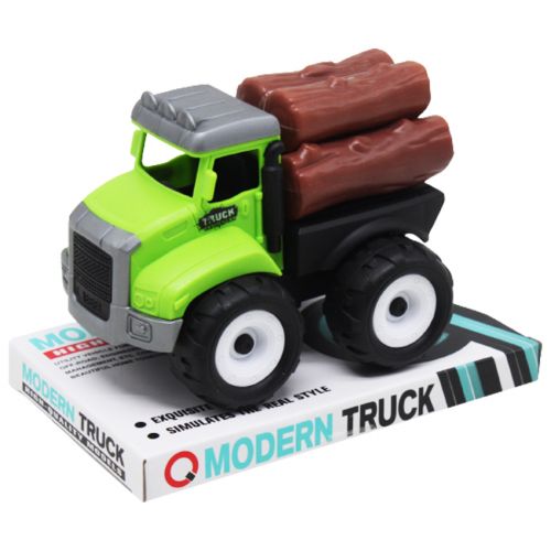 Грузовик инерционный "Modern Truck" с дровами фото