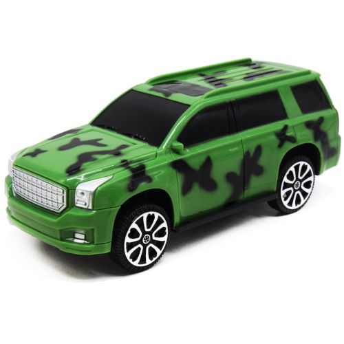 Машинка инерционная "Военный джип", зеленый фото