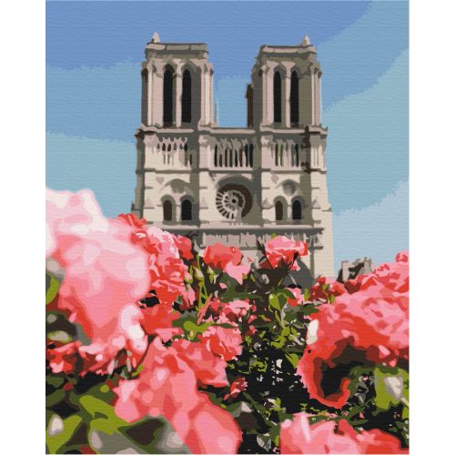 Картина за номерами "Собор Паризької Богоматері" ★★★ фото