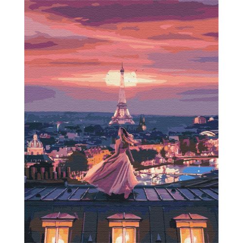 Картина за номерами "Фантастичний вечір у Парижі" ★★★ фото