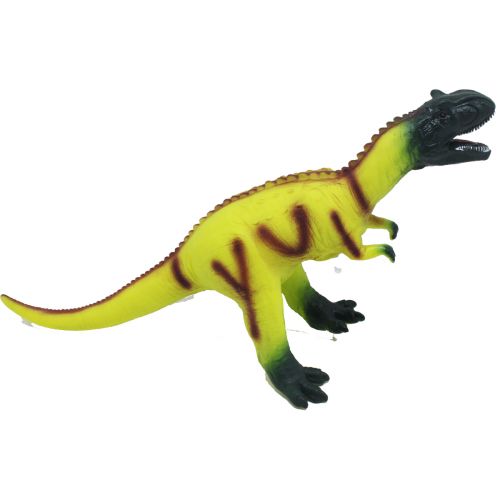 Динозавр резиновый салатовый фото