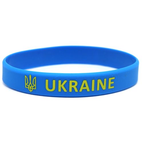 Браслет Украина голубой фото
