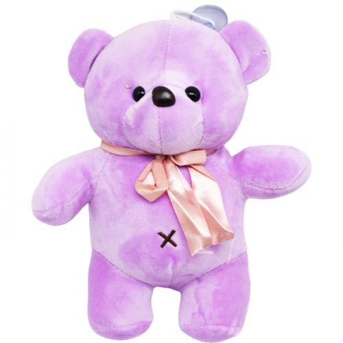 М`яка іграшка ведмедик фіолетовий фото