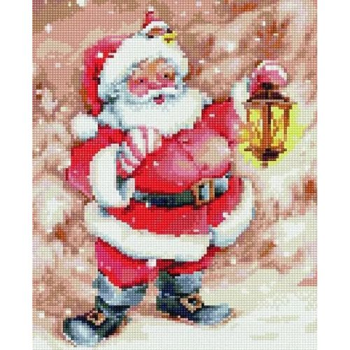 Алмазная мозаика "Дед Мороз" фото