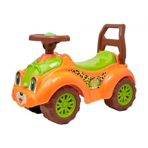 Машинка-каталка для прогулок (оранжевая) фото