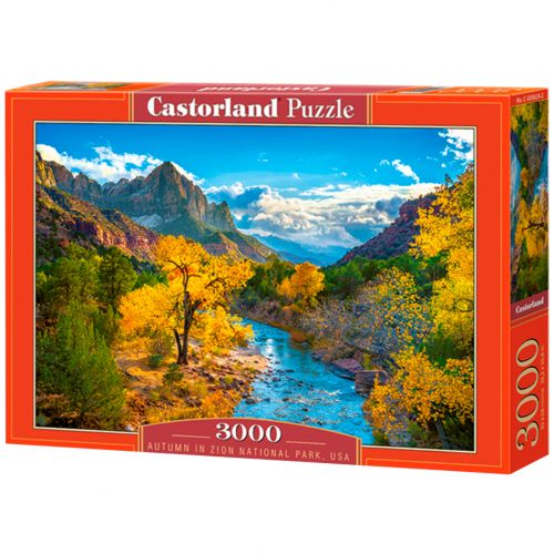 Пазлы "Осень в национальном парке Зайон", 3000 элементов фото