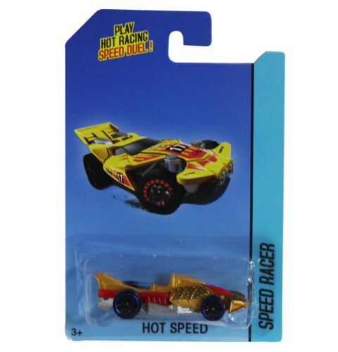 Машина металева Speed Racer жовтий дракон фото