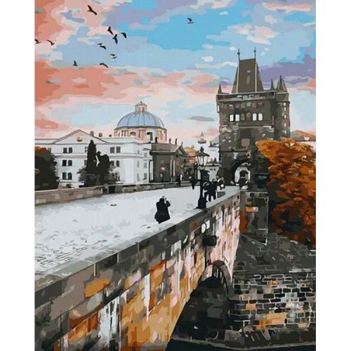 Картина по номерам "Осенняя мостовая" фото