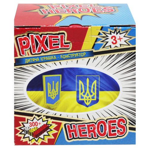 Конструктор "Pixel Heroes: Герб Украины", 332 дет. фото