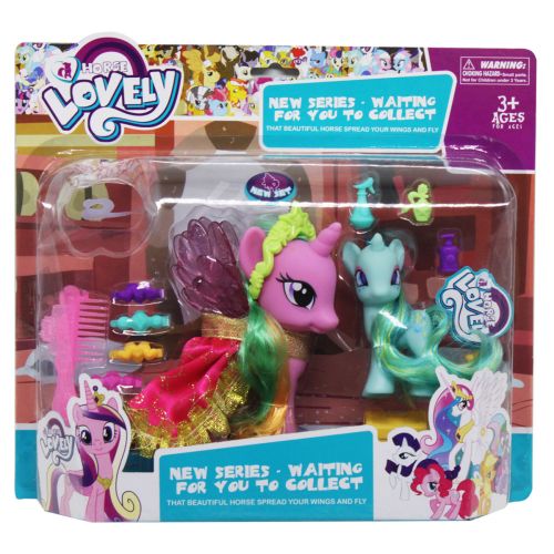 Ігровий набір "My little Pony", рожевий + бірюзовий картинка Ігровий набір "My little Pony", рожевий + бірюзовий фото