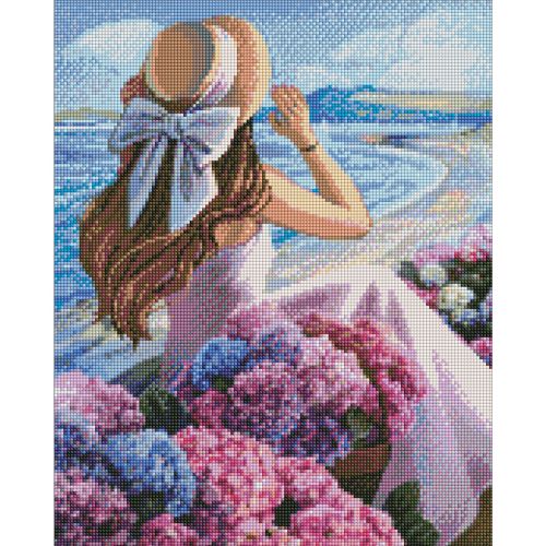 Алмазна мозаїка "Квітуче узбережжя" фото