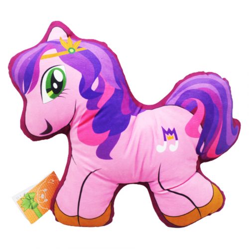 Подушка-пони з фіолетовою гривою фото