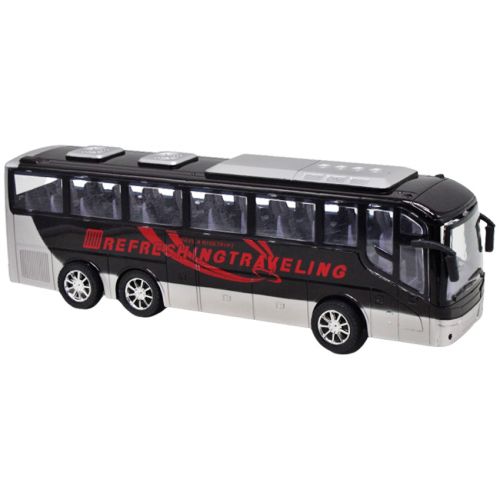 Автобус пластиковый черный фото
