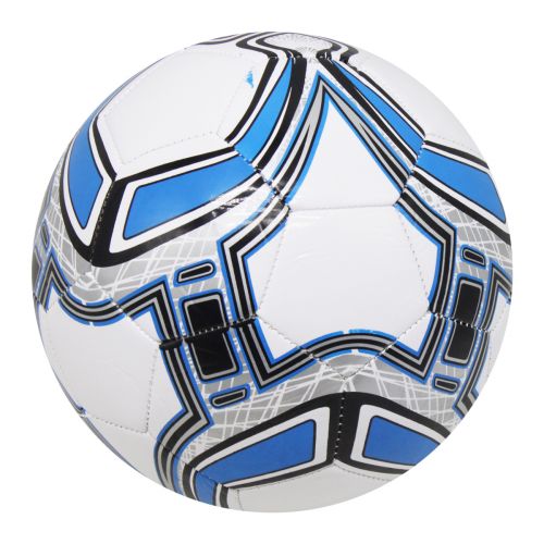 Мяч футбольный №5,  белый фото