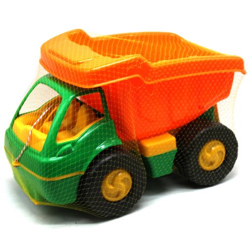 Пластикова машинка "Самоскид" зелений+помаранчевий фото