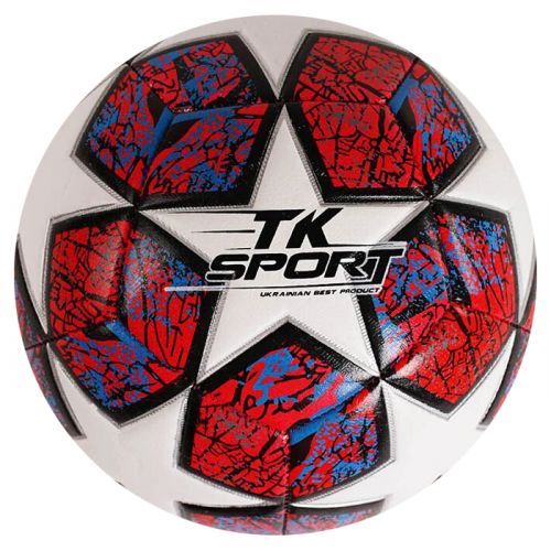 Мяч футбольний №5, красный фото