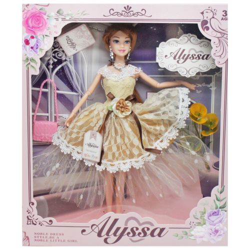 Лялька "Alyssa" у бежевому фото
