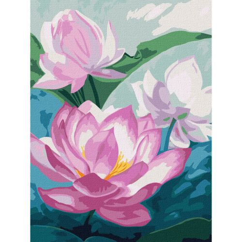 Картина за номерами "Світло на ставку" ★★★  мініатюра фото 1