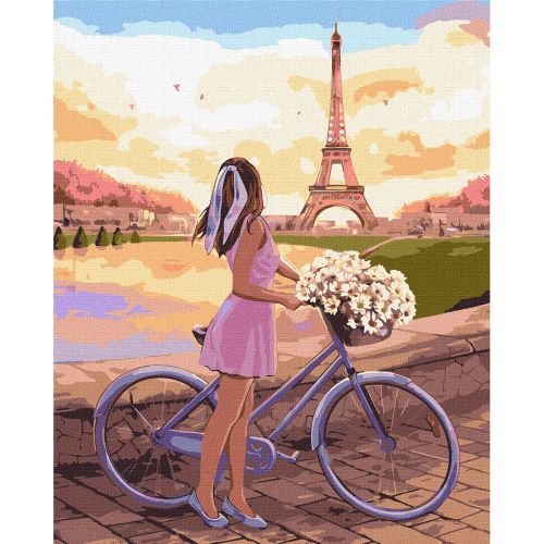 Картина за номерами "Романтика у Парижі" ★★★★★ фото