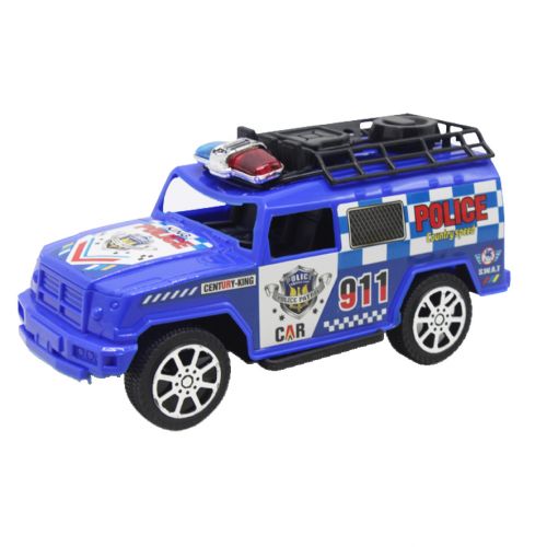 Машинка "Поліцейський джип", синій фото