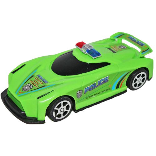 Машинка "Поліція", зелена фото