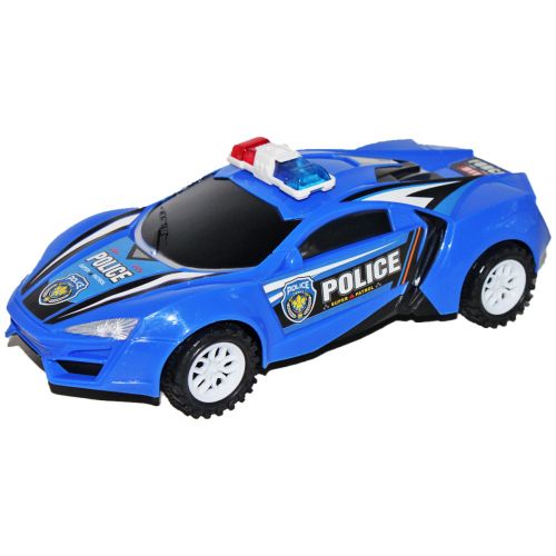 Машинка інерційна "Поліція", синя фото
