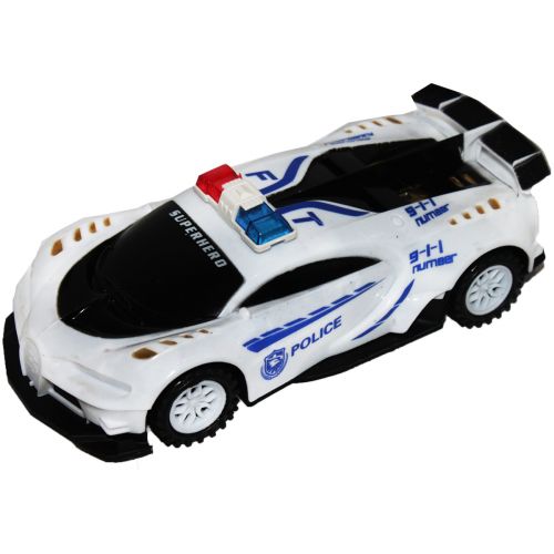 Машинка "Police", белая фото