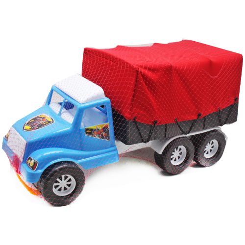 Машинка пластикова "Вантажівка" з тентом фото