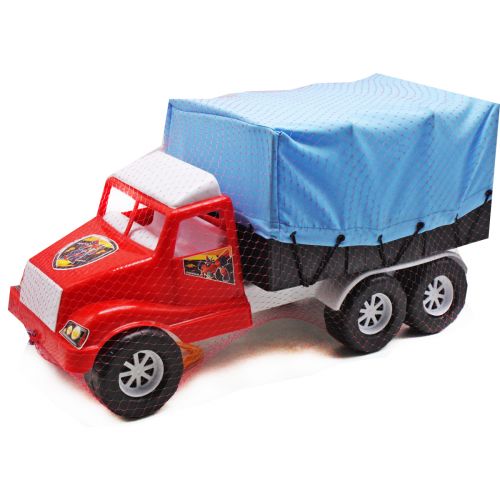 Машинка пластикова "Вантажівка" з тентом фото