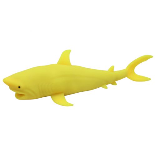Игрушка-антистресс "Акула", желтая фото
