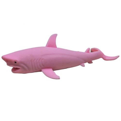 Игрушка-антистресс "Акула", розовая фото