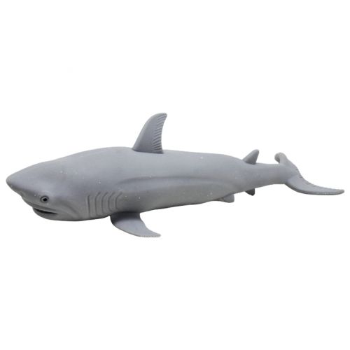 Игрушка-антистресс "Акула", серая фото