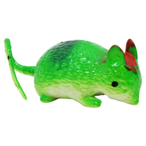 Игрушка-антистресс "Мышка", зеленая фото