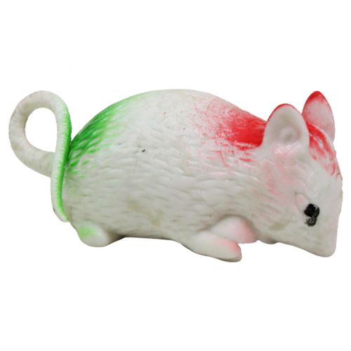 Игрушка-антистресс "Мышка", белый фото