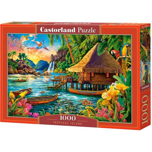 Пазлы Castorland "Тропический остров", 1000 элементов фото
