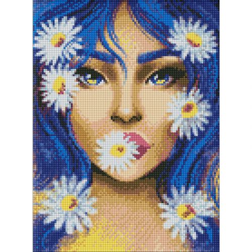 Алмазна мозаїка "Ромашковий настрій"  мініатюра фото 1