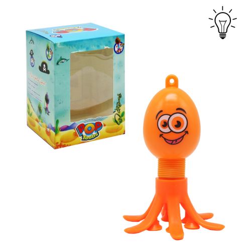 Іграшка-антистрес "Поп туб Восьминіг", помаранчевий фото