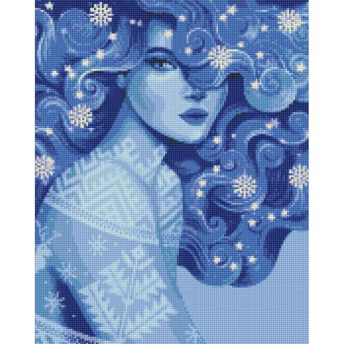 Алмазная мозаика "Холодная красота" фото