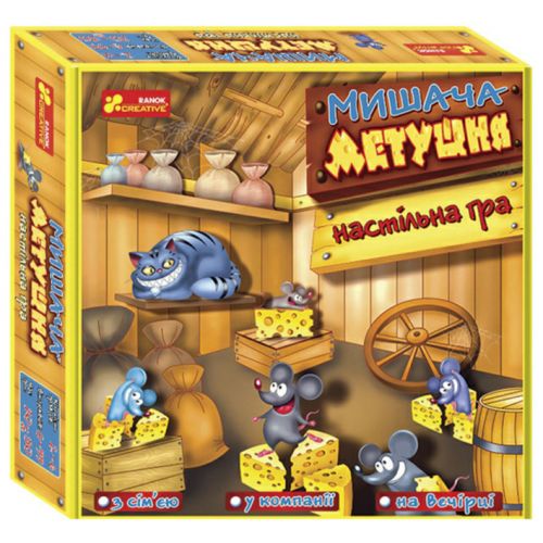 Настільна гра "Мишача метушня" (укр) мініатюра фото 1 Настільна гра "Мишача метушня" (укр) мініатюра фото 1