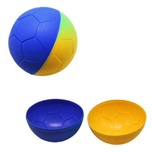 Формочка для піску "М'ячик", жовто-блакитна фото