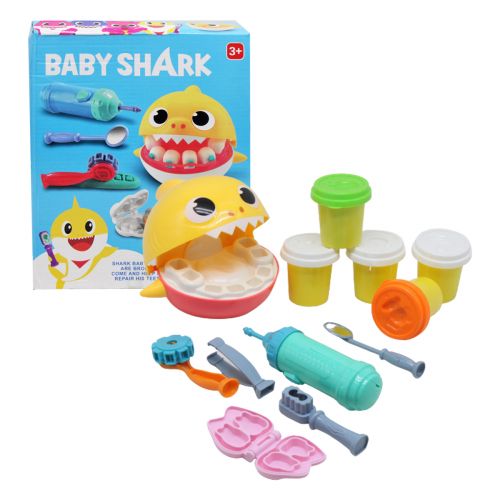 Набір для гри із пластиліном "Baby shark dentist" фото