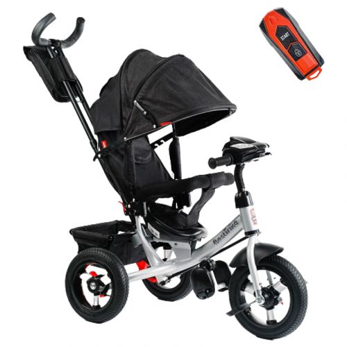 Велосипед 3-х кол.  3390 / 14-622 Best Trike (1) НАДУВНІ КОЛЕСА d=29см.  переднє, d = 26см.  задні, ФАРА З USB, пульт фото