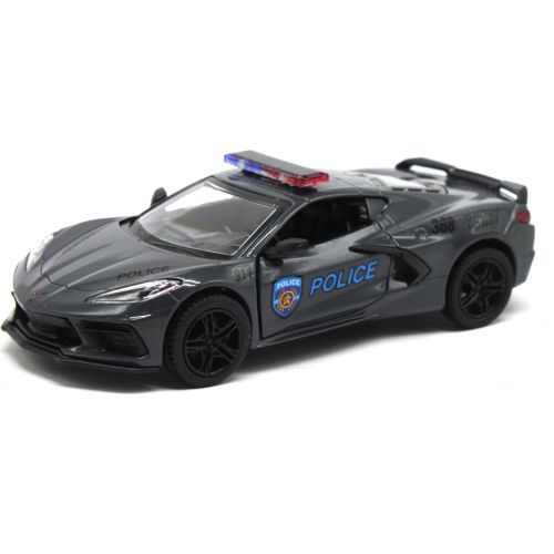 Машинка Kinsmart "Corvette Police", серый фото