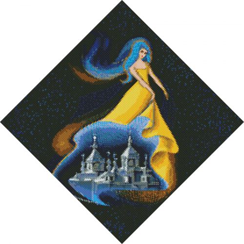 Алмазна мозаїка "Берегиня", 40х40 см фото