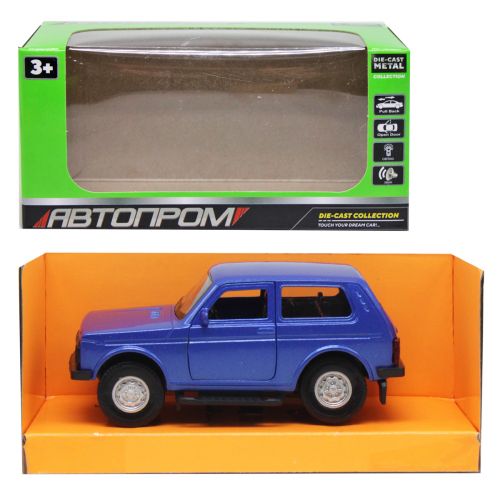 Машинка металева "Автопром: Джип", синій фото