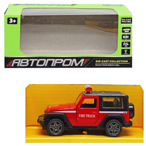 Машинка металева "Автопром: Firetruck"  мініатюра фото 1