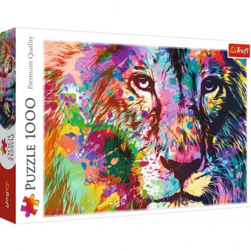 Пазлы "Красочный тигр", 1000 элементов фото