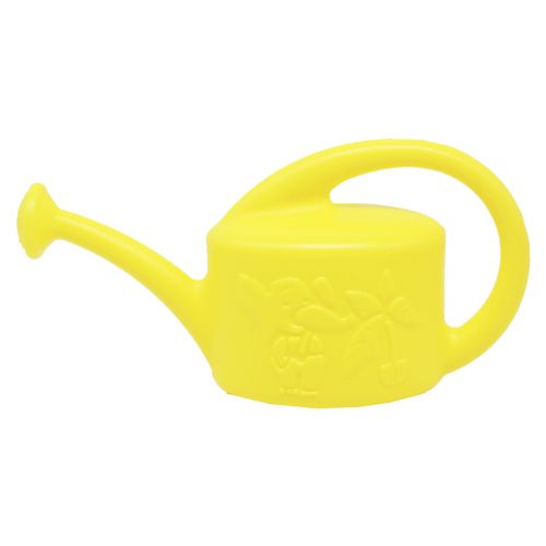 Лейка пластиковая "Слоник", желтая фото