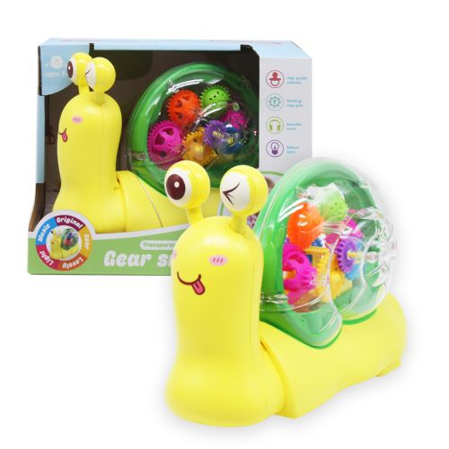 Музична іграшка "Равлик", жовтий  мініатюра фото 1